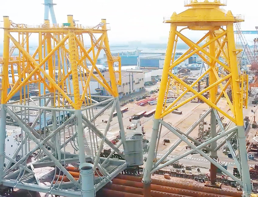 offshore pipe cutting machine